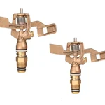 Automat HT-20PC 3/4 Inch BSP Male Threaded Inlet Part Circle Sprinkler for Large Lawn and Garden (Pack of 2)